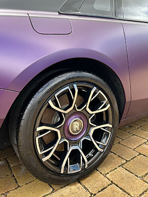 Rolls Royce wheel detailing